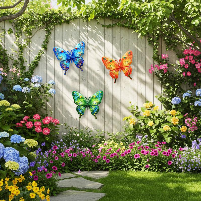Gardening Tools Sale - 신상품 1/4개입 야외 조각품 화려한 금속