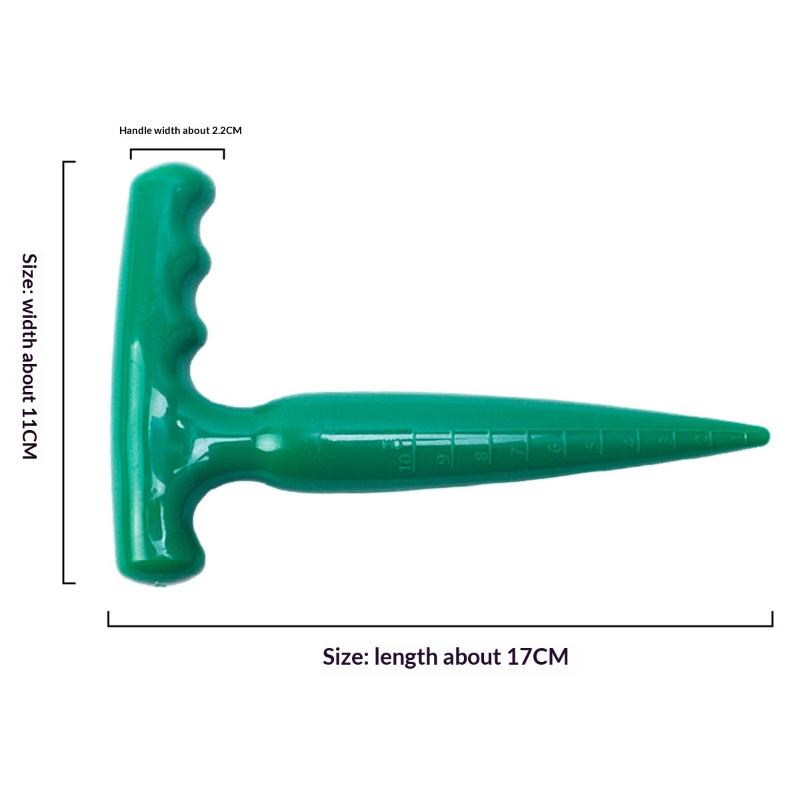 핫세일 1개 휴대용 투명 스케일 정원 홀 펀처 경량 파 - Gardening Tools For Sale 리뷰 및 가격