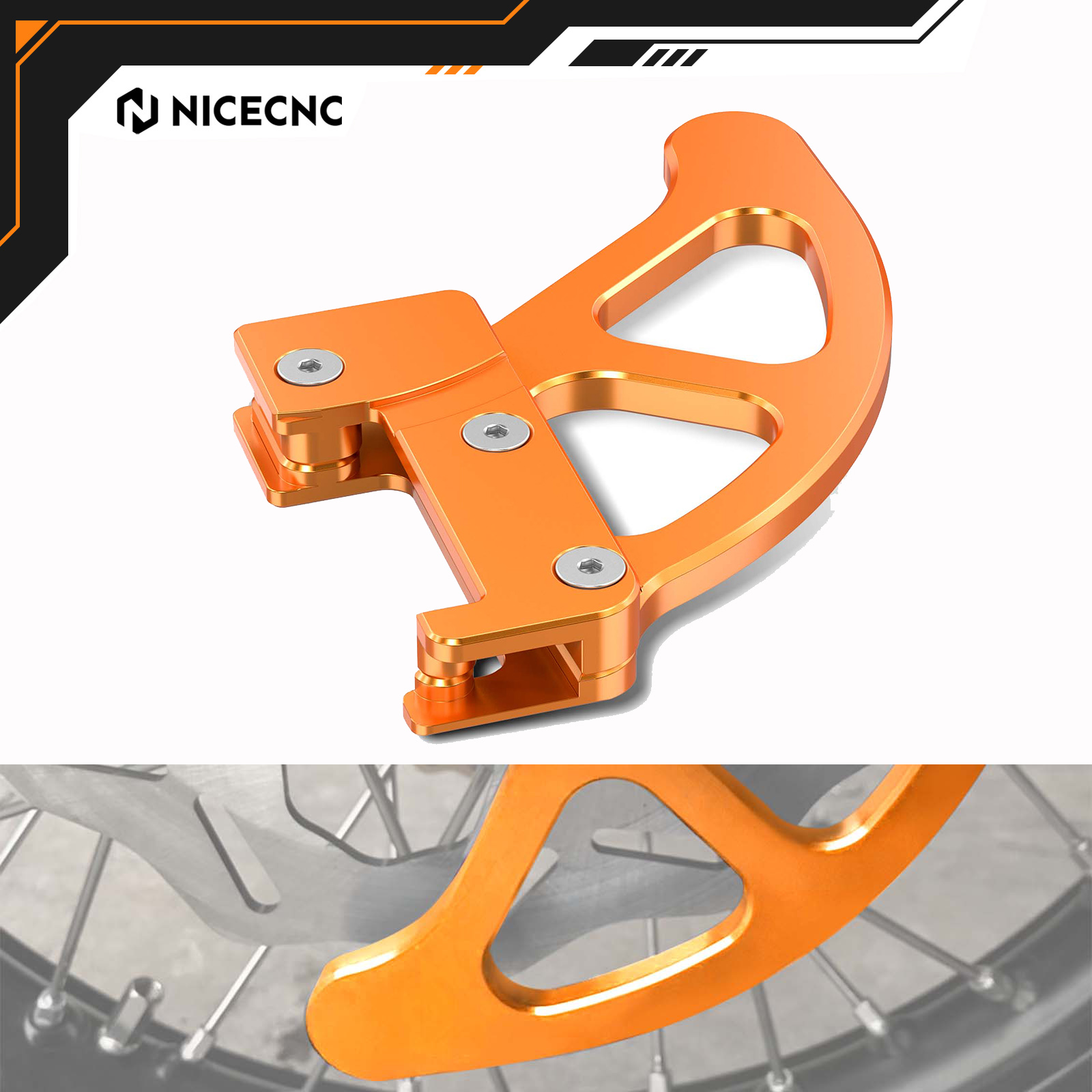 NICECNC 리어 브레이크 디스크 가드 KTM EXC - Husqvarna Chainsaw 450 리뷰 및 가격