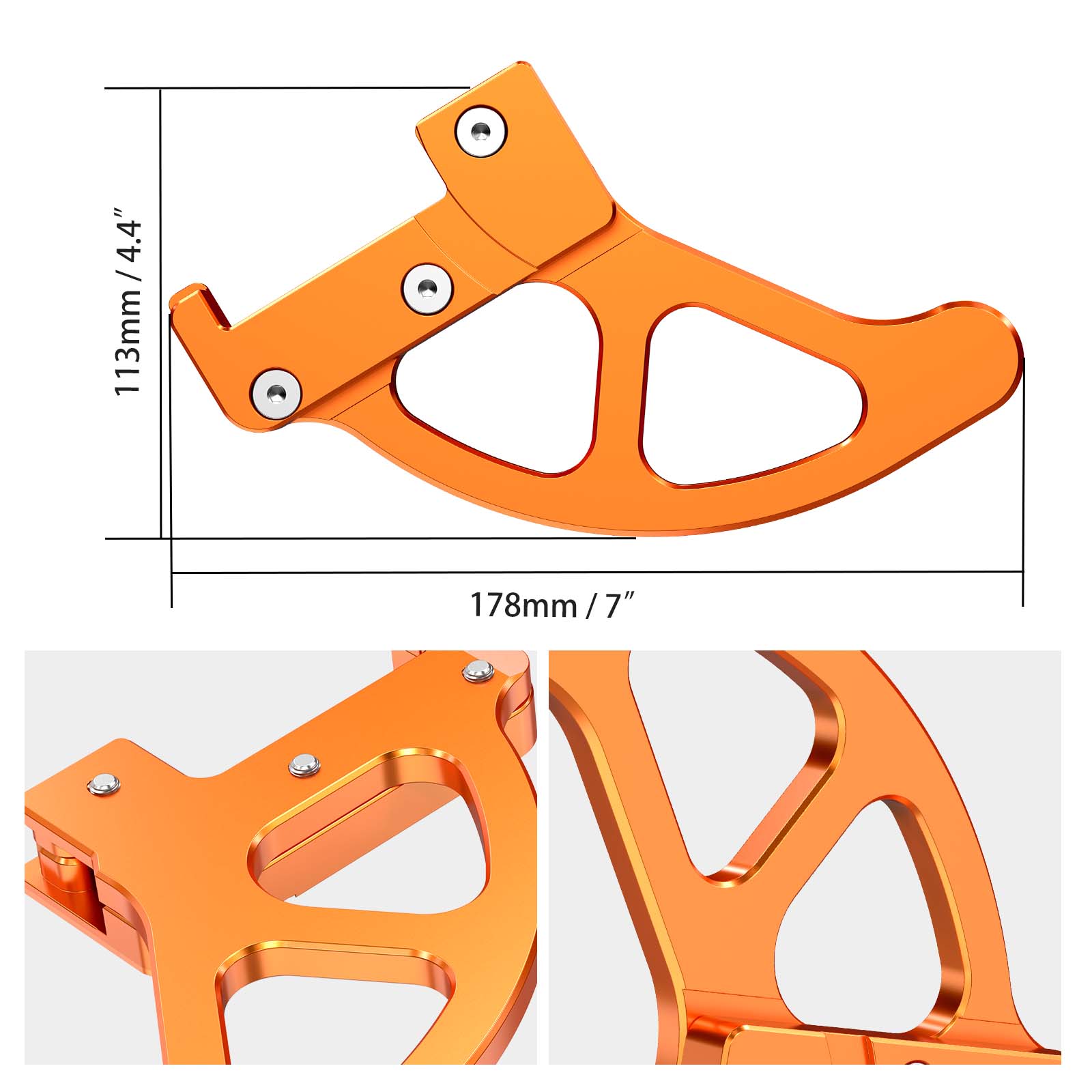 NICECNC 리어 브레이크 디스크 가드 KTM EXC - Husqvarna Chainsaw 450 리뷰 및 가격